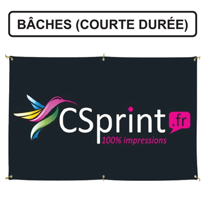 Bâche Eco 340 gr. (Courte durée)