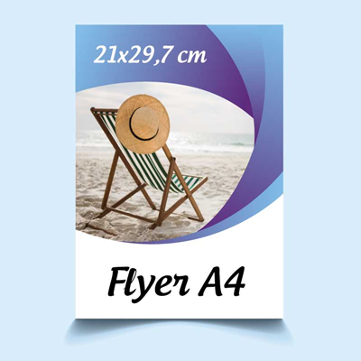 Flyer A4 (21x29,7cm)